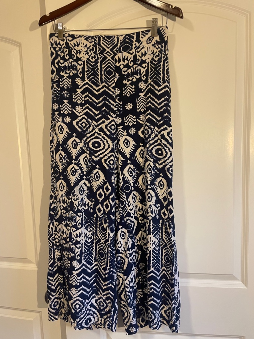 Haute Hippie Navy and White Palazzo Pants Size Medium